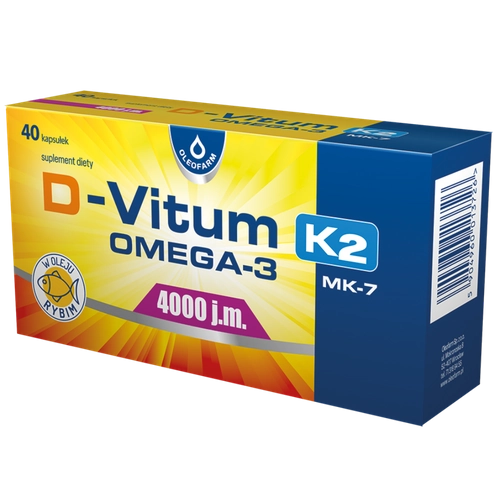 D-Vitum 4000 j.m. K2 MK-7 OMEGA-3